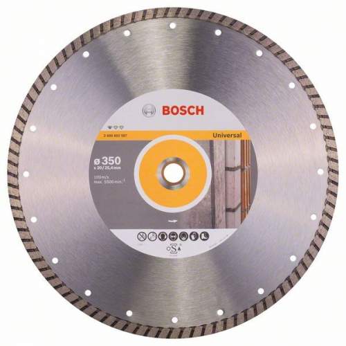 BOSCH Алмазный диск Universal350-20/25,4 Turbo