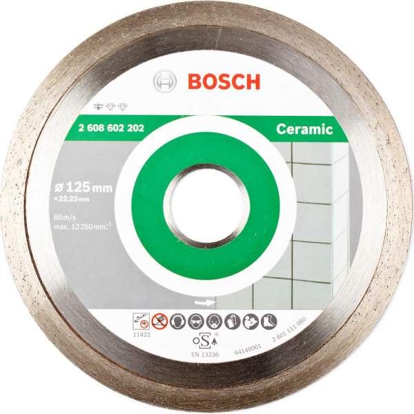Алмазный диск BOSCH 125x1.6x22.23 Standart Ceramic