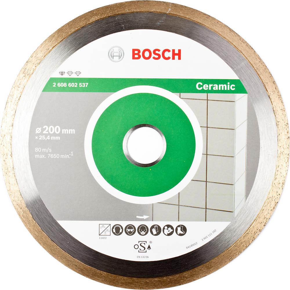 Алмазный диск BOSCH 200-25,4 круг Ceramic