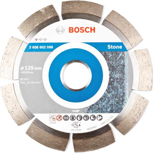 Алмазный диск Stone125-22,23 [Алмазный диск BOSCH Stone125-22,23]