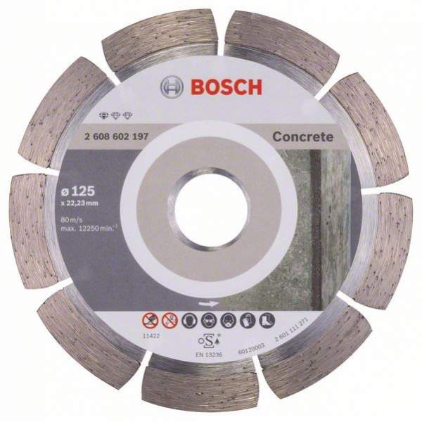 125-22,23 алмазный круг сегментный по бетону  Concrete [Алмазный диск BOSCH 125-22,23 круг сегментный по бетону Concrete]