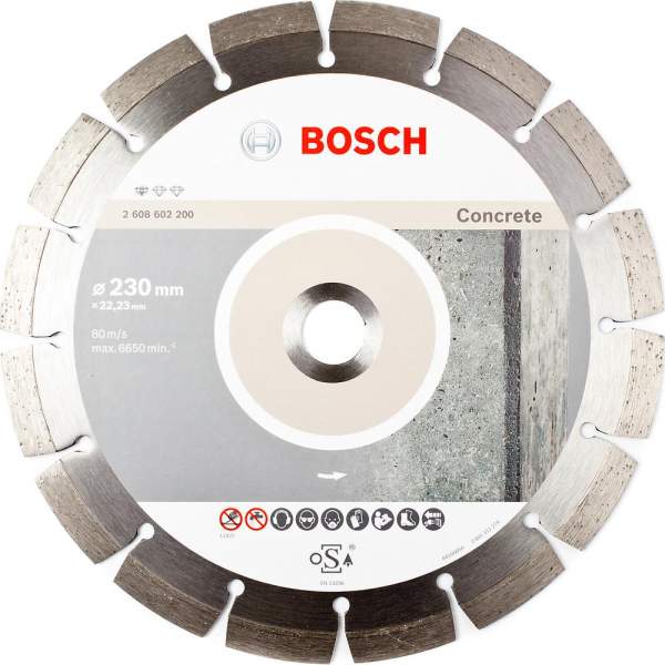 230-22,23 алмазный круг Concrete [Алмазный диск BOSCH 230-22,23 круг Concrete]