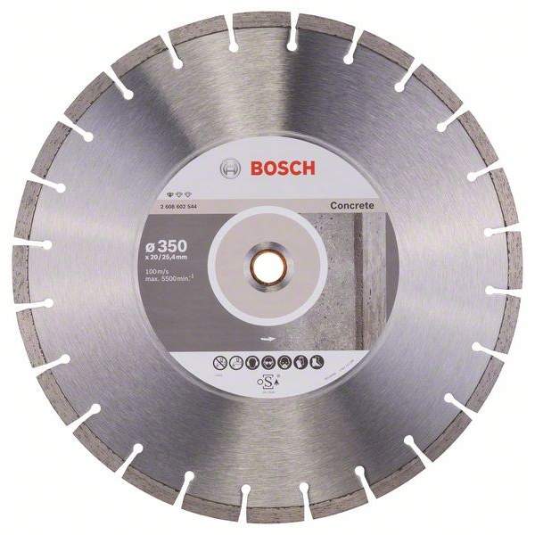 Алмазный диск BOSCH Concrete350-20/25,4