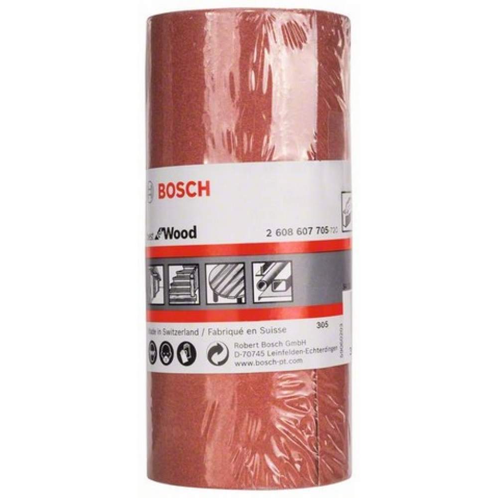 Шлифрулон BOSCH 5М 115мм K240 B.f.Wood