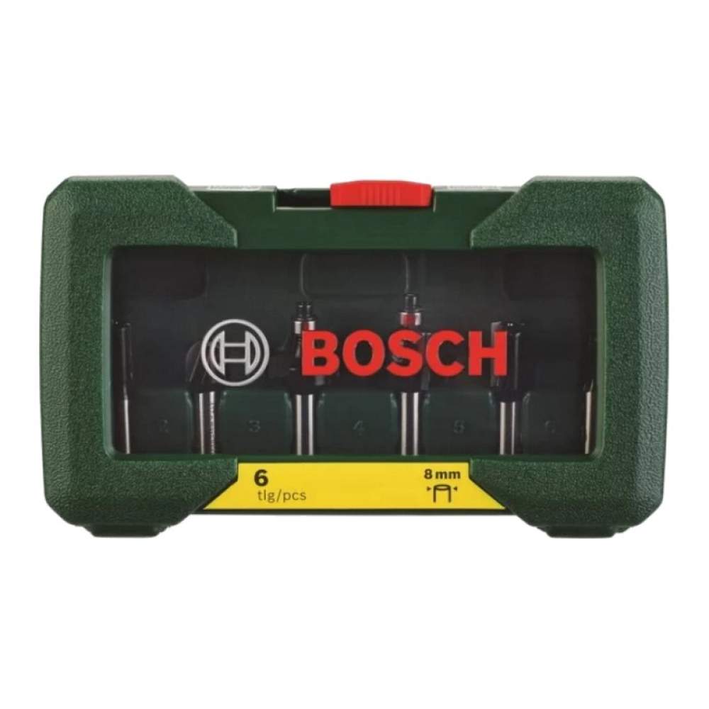 Фреза BOSCH НМ-ФРЕЗ SET 8MM-ХВ. АКЦ 6 шт.