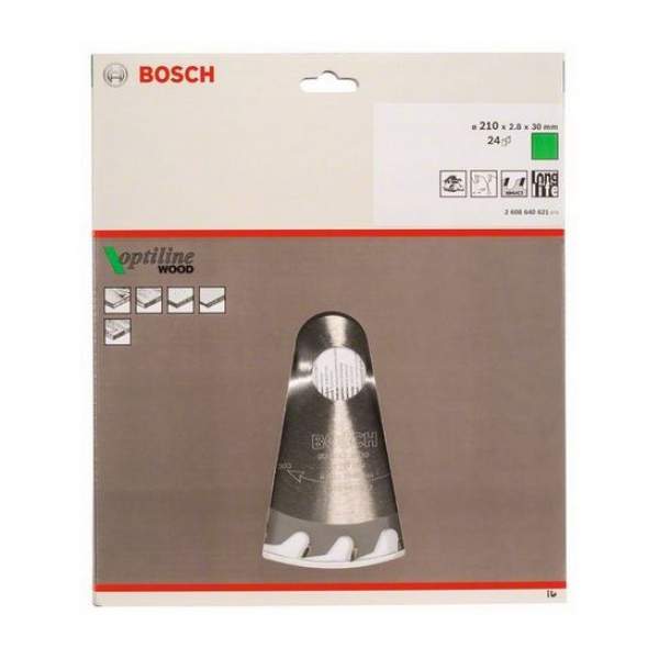 Пильный диск BOSCH 210X30 24 OPTILINE
