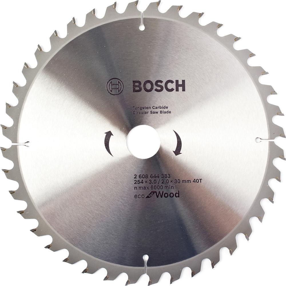 Пильный диск BOSCH 254x30x40T  ECO WO
