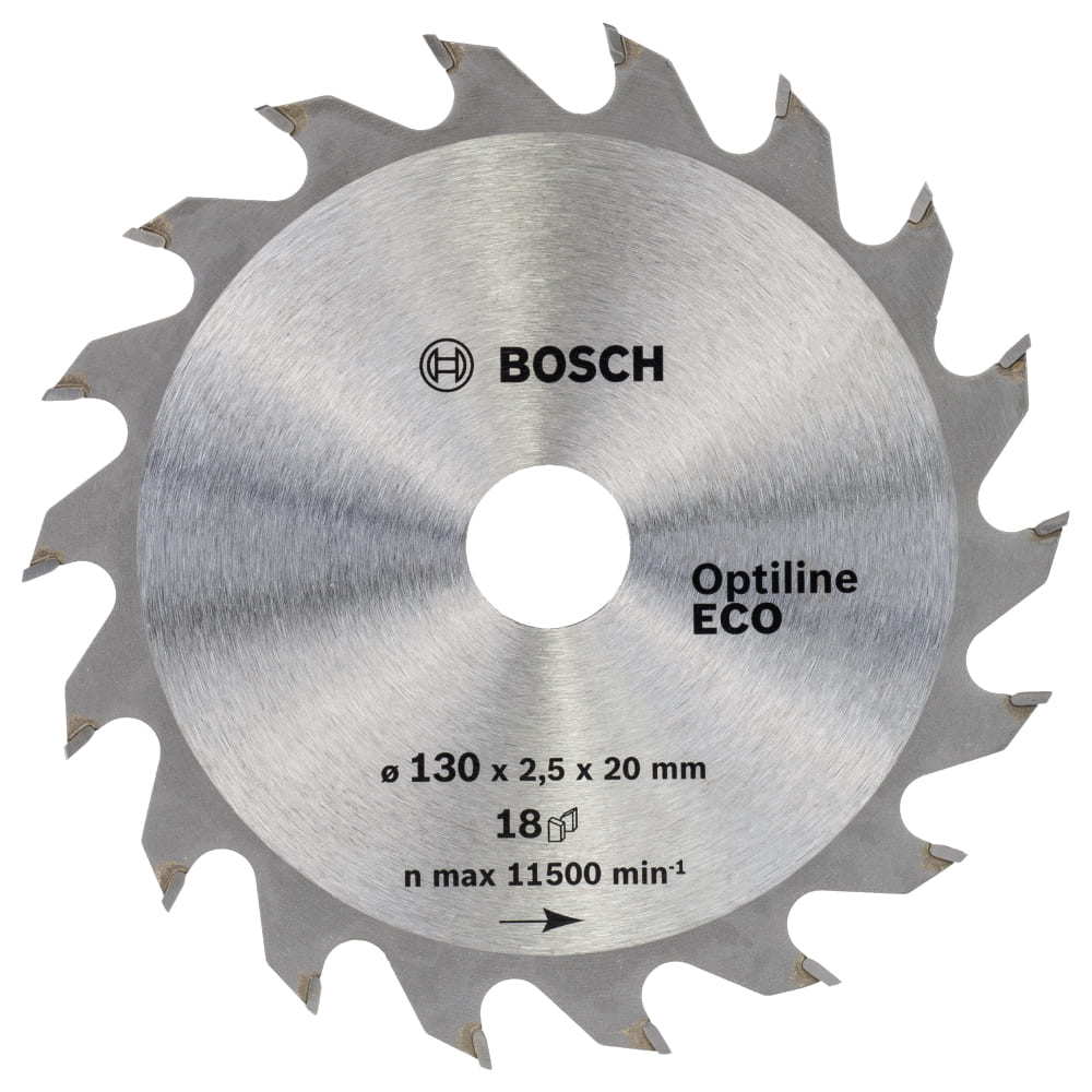 Пильный диск BOSCH 130x20/16x18 OptilineECO