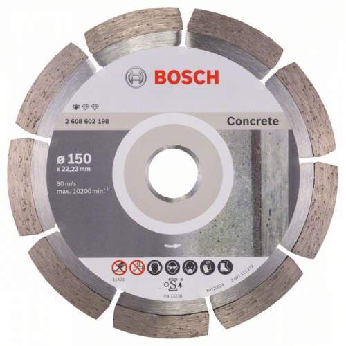 Алмазный диск BOSCH 150-22,23 круг сегментный по бетону Concrete