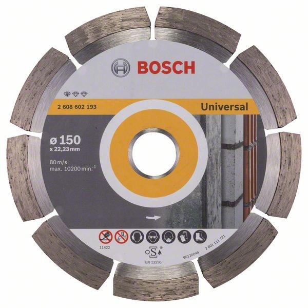 Алмазный диск BOSCH Universal150-22,23