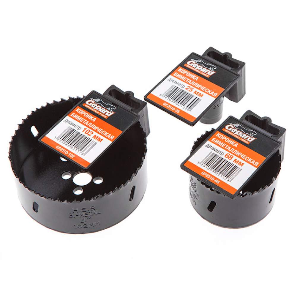 Коронка биметаллическая d22 мм GEPARD (GP2510-22)