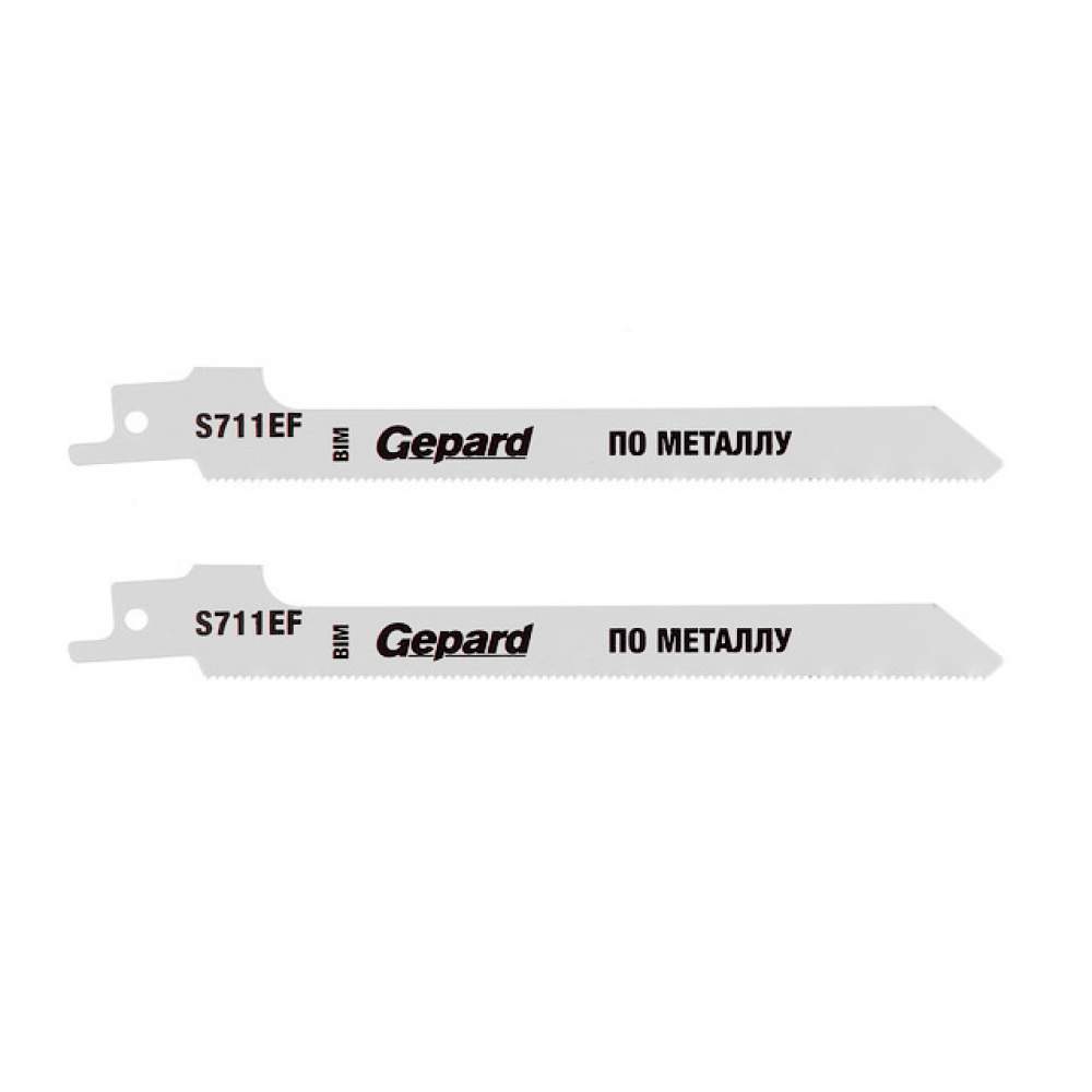 Пилки для сабельной пилы S 711EF по металлу 2шт. GEPARD (GP0614-23)