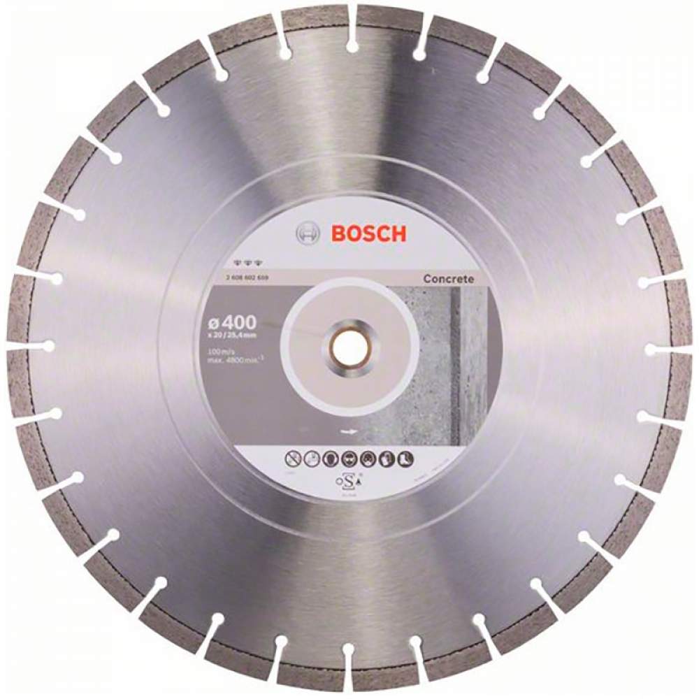Алмазный диск BOSCH Best for Concrete 400-20/25,4