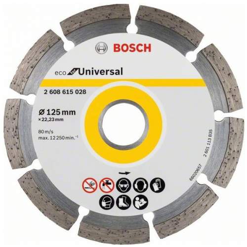 Алмазный диск BOSCH 125-22,23 круг ECO Universal