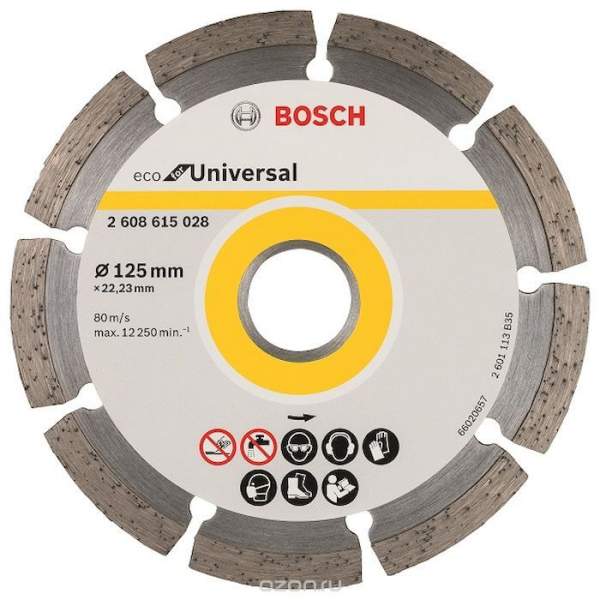 Алмазный диск BOSCH ECO Universal 230-22,23