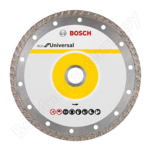 Алмазный диск BOSCH 125-22,23 круг ECO Univ.Turbo