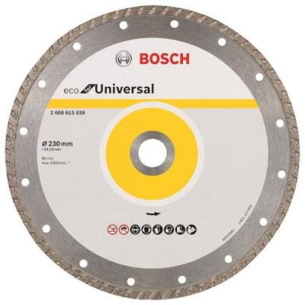 Алмазный диск BOSCH ECO Univ.Turbo 230-22,23