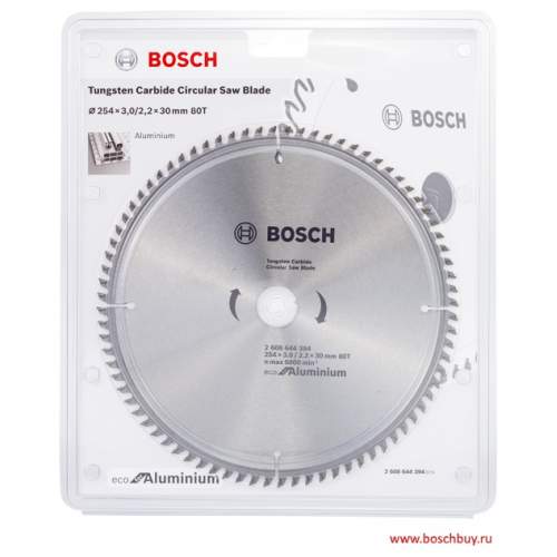 Пильный диск BOSCH 254x30x80  Multi ECO