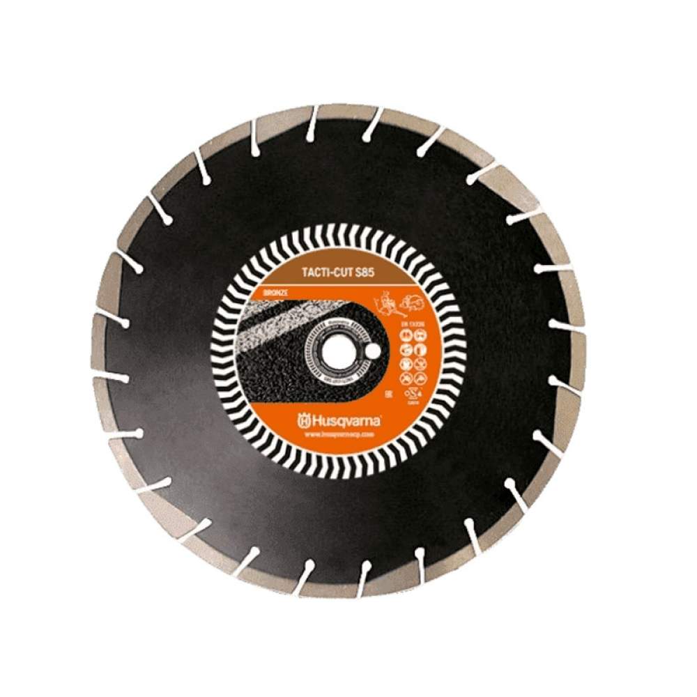 Алмазный диск HUSQVARNA 350-25.4/20 40; круг асфальт, сегмент 10мм TACTI-CUT S85