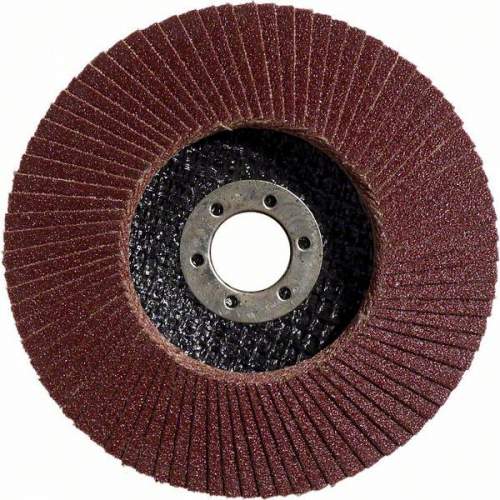 Шлифкруг лепестковый BOSCH круг Standard or Metal, прямое исполнение, пластмассовая прокладка, Ø125 K60