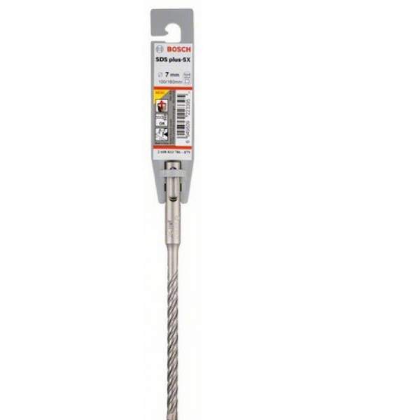 SDS Plus-5X,  7x100x160 сверло-бур по бетону [Сверло SDS-Plus BOSCH SDS Plus-5X, 7x100x160 -бур по бетону]