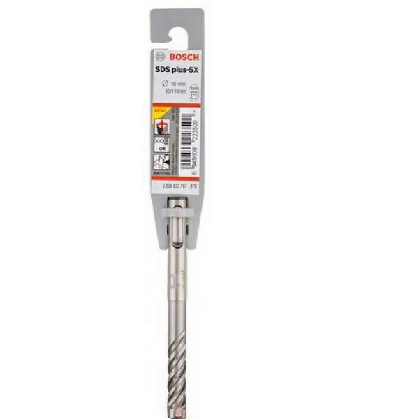 SDS Plus-5X,  10x50x110 сверло-бур по бетону [Сверло SDS-Plus BOSCH SDS Plus-5X, 10x50x110 -бур по бетону]