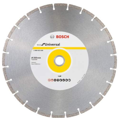 Алмазный диск BOSCH 350-25,4 круг ECO Universal