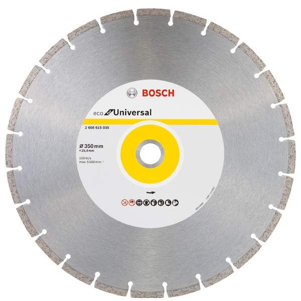 Алмазный диск BOSCH ECO Universal 350-25,4