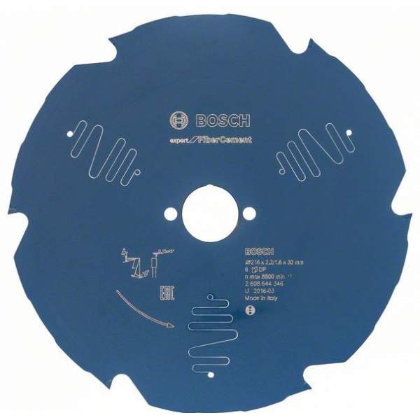 Пильный диск Expert for Fiber Cement 216x30x2.2/1.6x6 T [Пильный диск BOSCH Expert for Fiber Cement 216x30x2.2/1.6x6 T]