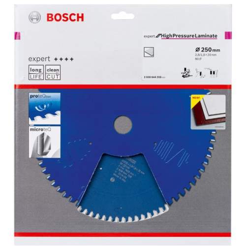 Пильный диск BOSCH Expert for High Pressure Laminate 250x30x2.8/1.8x80 T