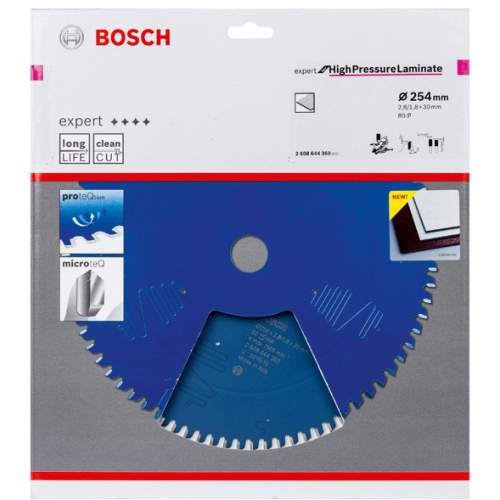 Пильный диск BOSCH Expert for High Pressure Laminate 254x30x2.8/1.8x80 T