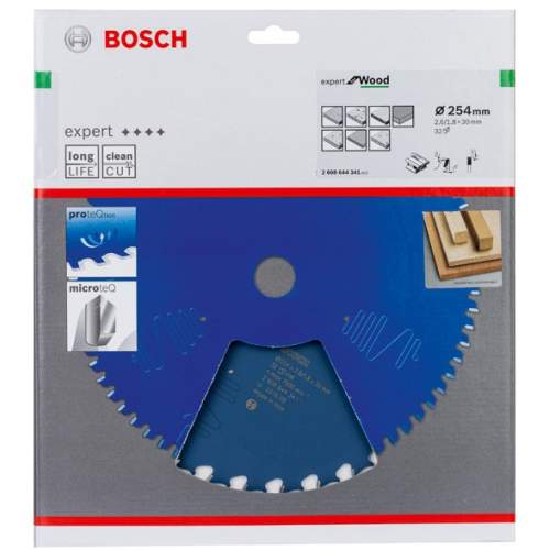 Пильный диск BOSCH Expert for Wood 254x30x2.6/1.8x32 T
