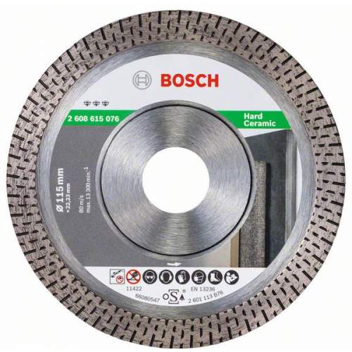 Алмазный диск BOSCH Bf HardCeramic 115/22,23