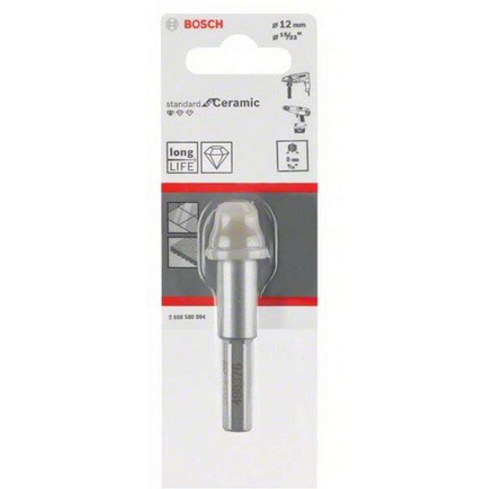 Сверло алмазное BOSCH 12ММ Standard for Ceramic