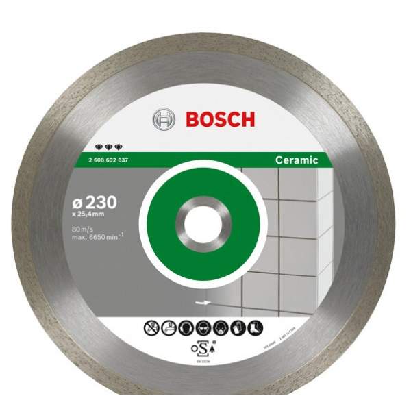 Алмазный диск BOSCH 230-25,4 круг Best for Ceramic