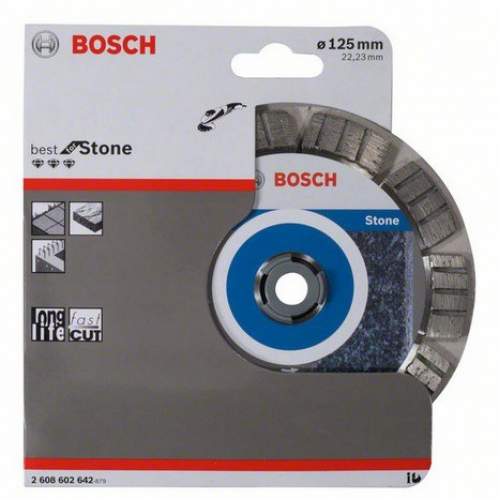 BOSCH Алмазный диск Best for Stone125-22,23