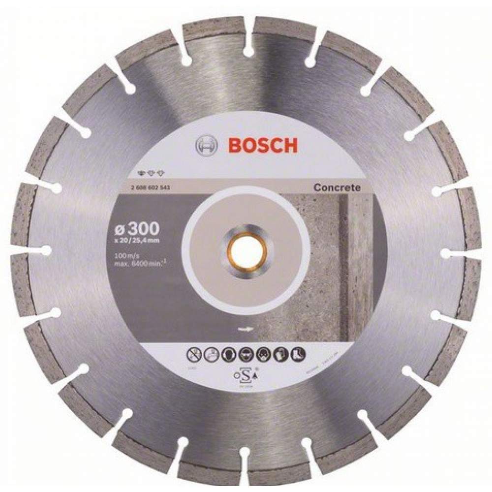 Алмазный диск BOSCH Standard for Concrete300-20/25,4