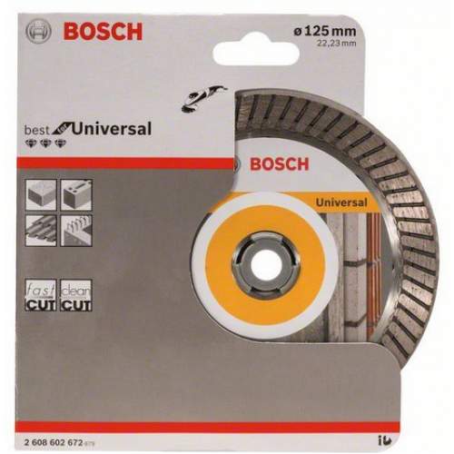 Алмазный диск BOSCH Best for Universal Turbo 125-22,23