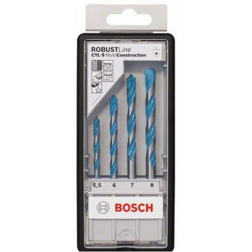 BOSCH Robust Line CYL-9 MultiConstruction 4 шт.