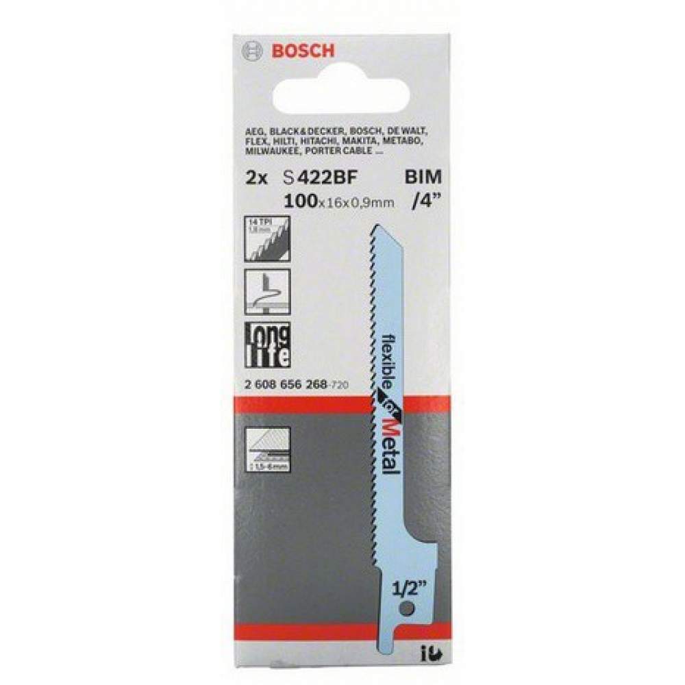 Пилка сабельная BOSCH S 422 BF 2 шт.