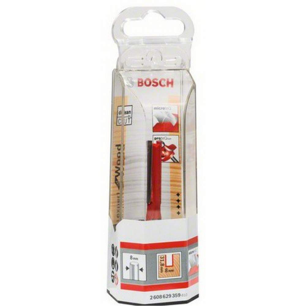 Фреза BOSCH пазовая Expert S8/D8/L31,8