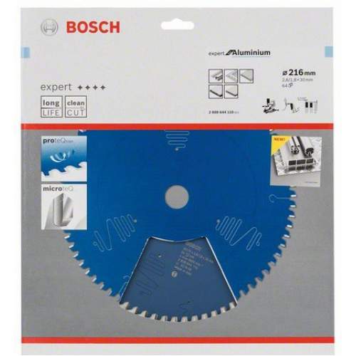 Пильный диск BOSCH Expert for Aluminium 216x30x2.6/1.8x64T