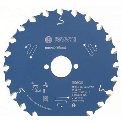 BOSCH Пильный диск Expert for Wood 165x30x2.6/1.6x24T