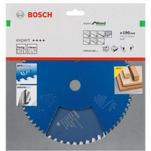 BOSCH Пильный диск Expert for Wood 190x30x2/1.3x48T