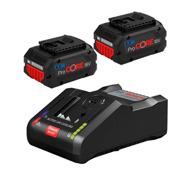 ProCORE 18V 8.0 Ah х 2 + GAL 18V-160 C [Аккумуляторы и зарядные устройства BOSCH ProCORE18V 8.0 Aч) х 2 +GAL 18V-160 C]