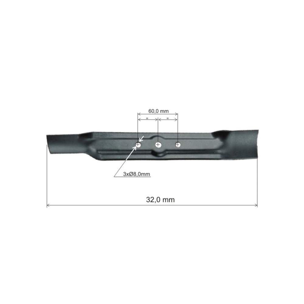 Запасная часть BOSCH Нож для Rotak 32 (F016L64191)