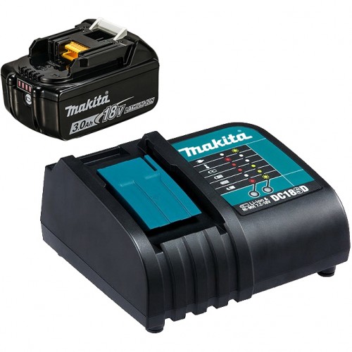 Аккумуляторы и зарядные устройства MAKITA BL 1830 B (1*3.0 Ah, DC 18 SD, carton)