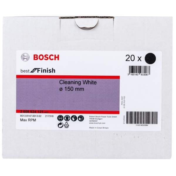 Best for Finish Cleaning White 150 мм [Шлифкруг 150 мм BOSCH Best for Finish Cleaning White мм]