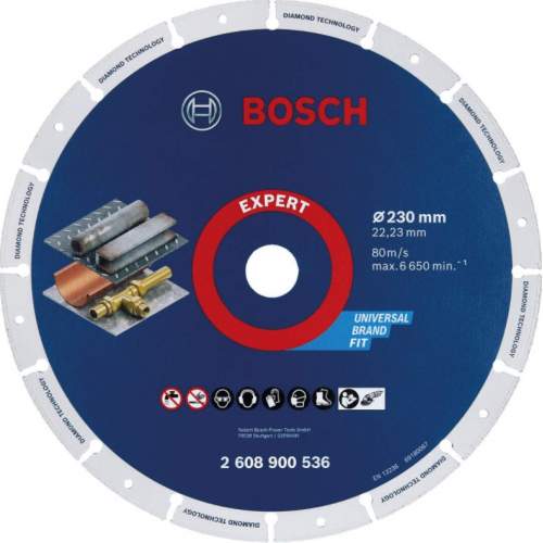 Алмазный диск BOSCH по металлу 230x22,23 мм