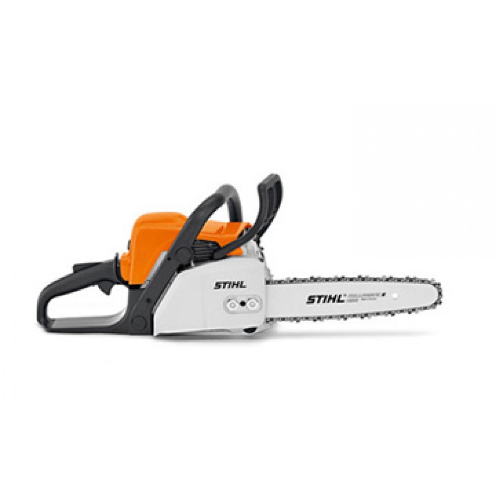 Пила цепная бензиновая STIHL MS180 (шина и цепь 40см, защитный кожух)